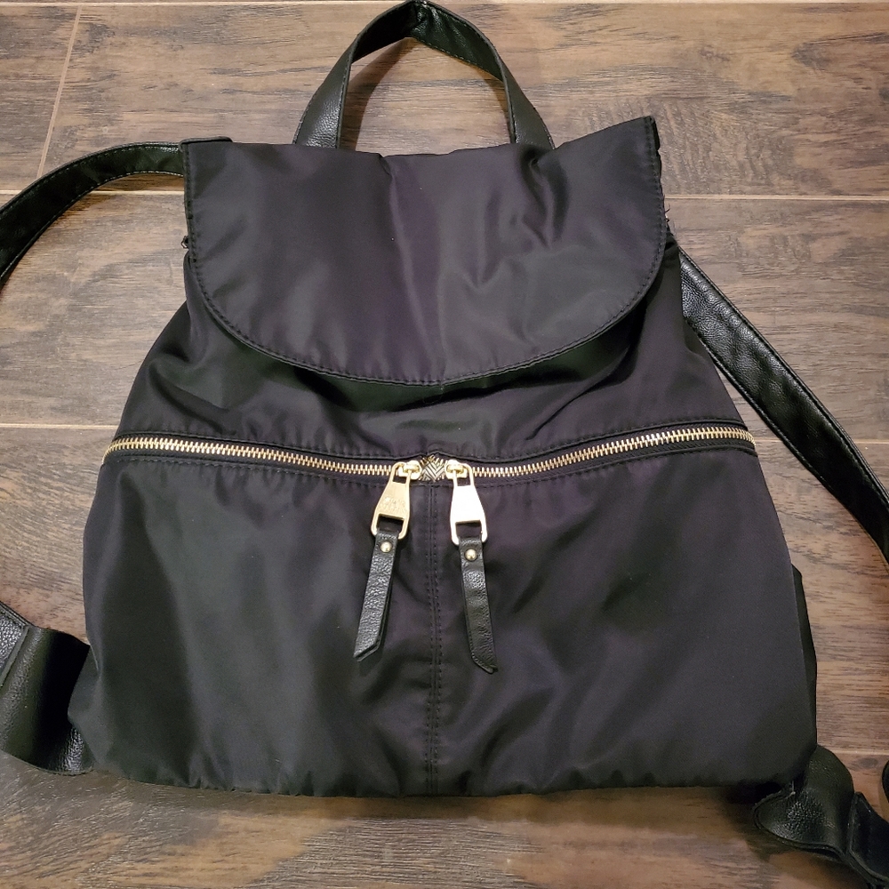 Steve Madden Black Purse Backpack